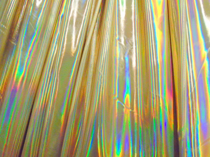 1.Gold Holographic Lame